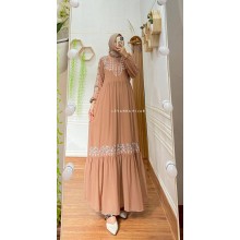 Reyna-006 Gamis Cerutty Babydoll Bordir